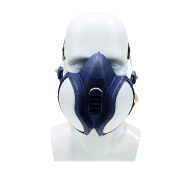 Wartungsfreie Vollmaske mit Aktivkohle- und Feinstaubfilter (Gase, Dämpfe, Partikel)